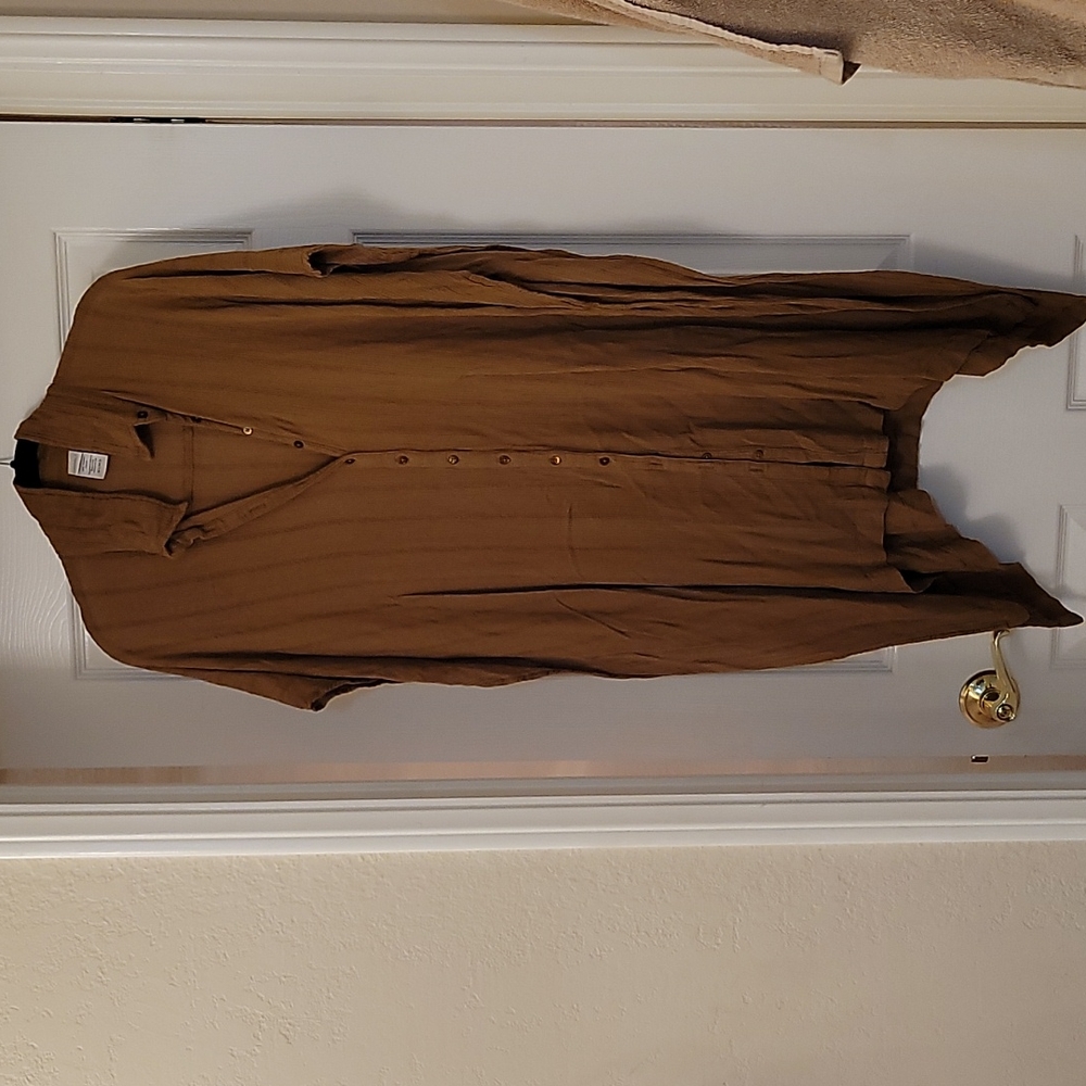 L SPACE Caftan Swim Cover up Sz M-L